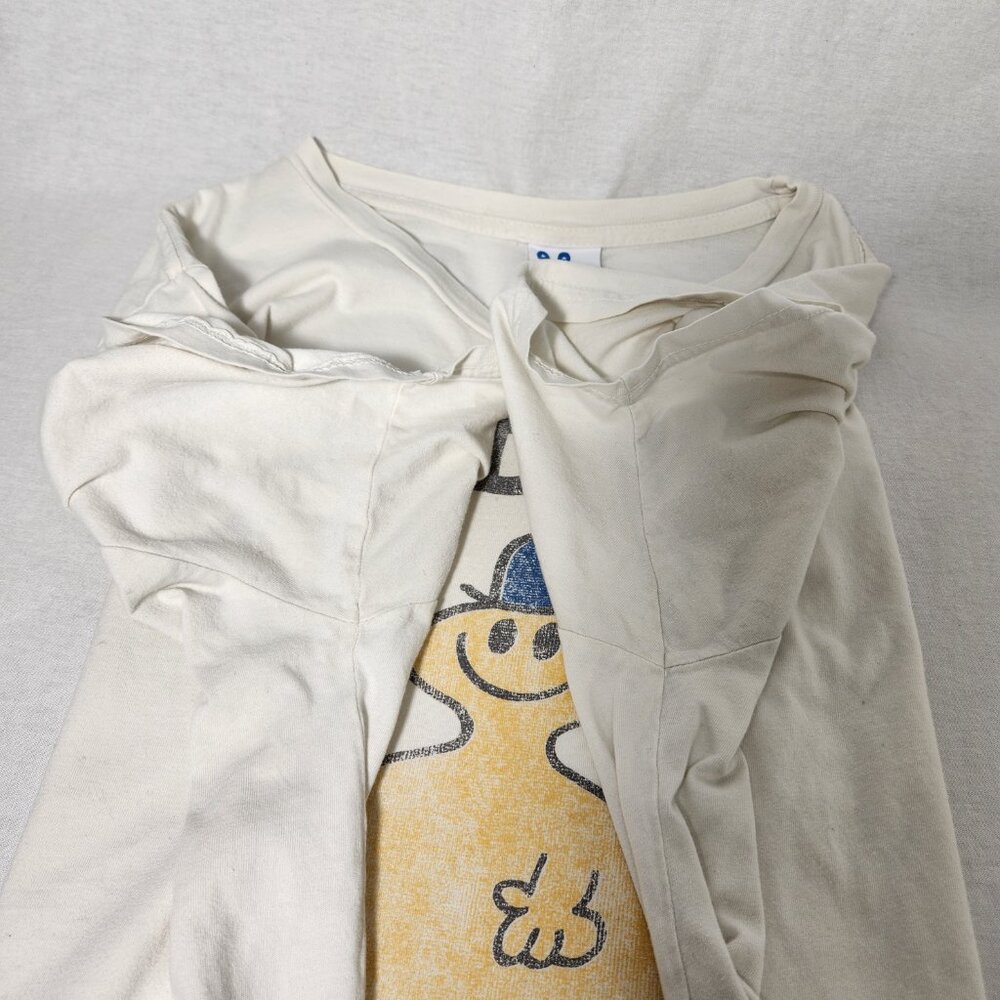 RARE Vintage MR. DIZZY 2007 Sun Faded White Cartoon T-Shirt Size X-Large U.S.A. - Picture 12 of 17